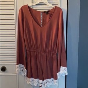 Burnt Orange Romper